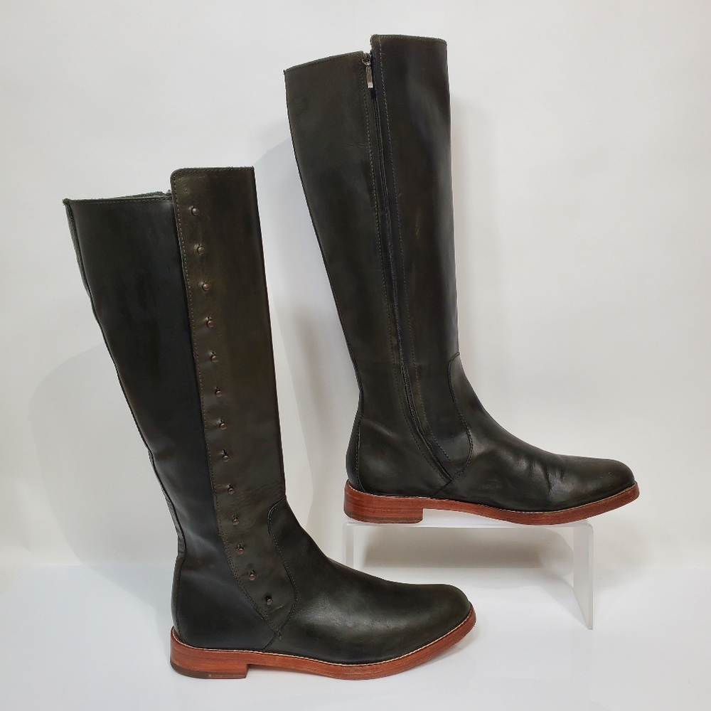 Cole Haan Brooklyn Studded Tall Leather Boots